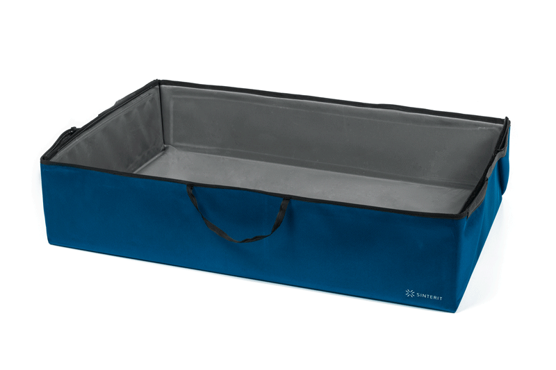 The Sinterit foldable tray is easy to move and store
